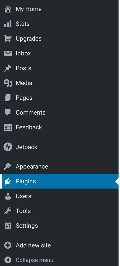 Plugins Menu